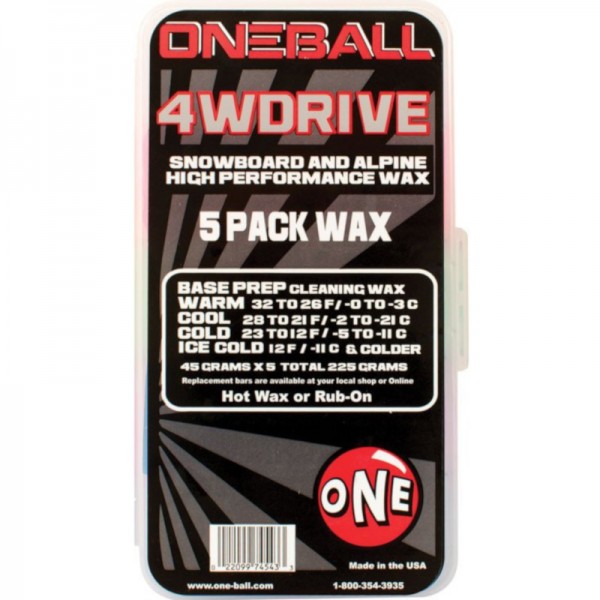 ONEBALLJAY 4WD 5 Pack Snow Wax