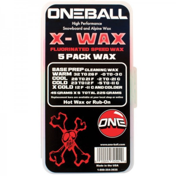 ONEBALLJAY X-Wax 5 Pack Snow Wax