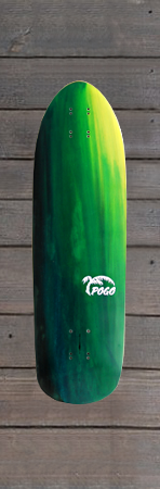 Pogo Sonder Design Skateboard fox grün